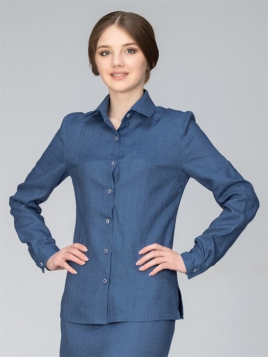 Блузка рубашка женская - фото 6931