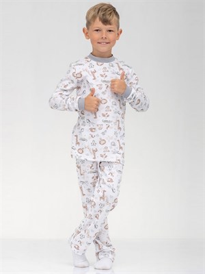 Пижама детская из хлопка Зоопарк - фото 10438