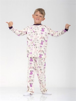 Пижама детская из хлопка Собачки - фото 10449