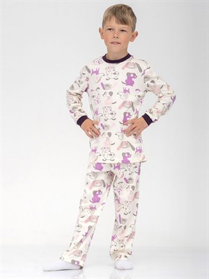 Пижама детская из хлопка Собачки - фото 10450