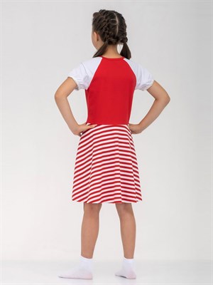 Платье для девочки "Яркие полоски" - фото 10493